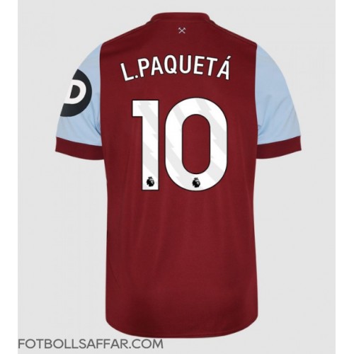 West Ham United Lucas Paqueta #10 Hemmatröja 2023-24 Kortärmad